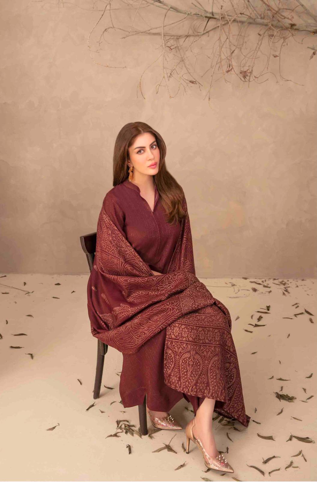 Un-Stitched 3 Piece Peach Leather Suit