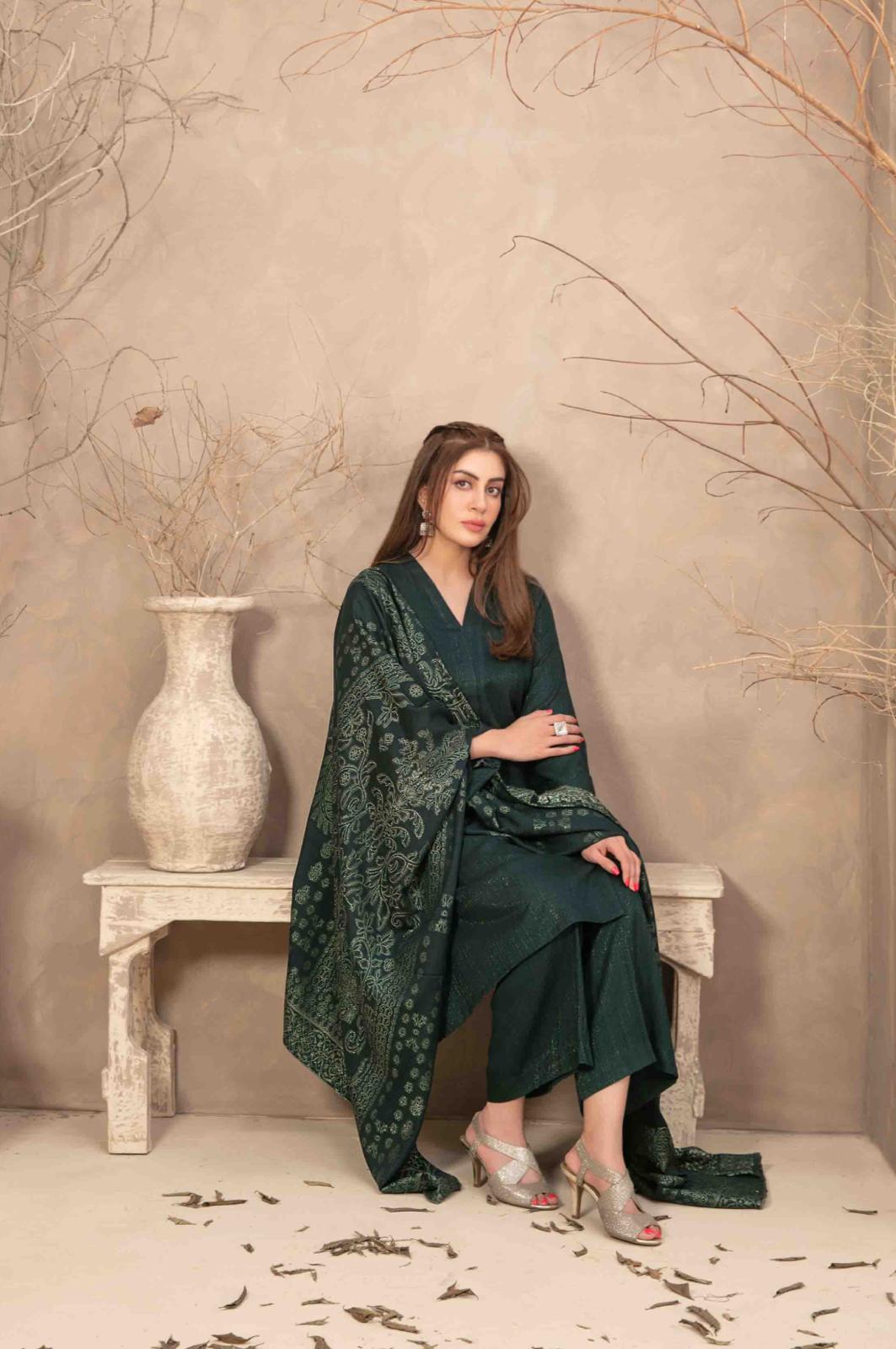 Un-Stitched 3 Piece Peach Leather Suit