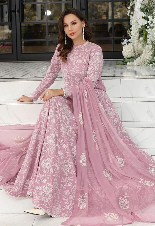 LAWN 3 PIECE UNSTICHED FULL HEAVY EMB SUIT FOR SUMMER 2025