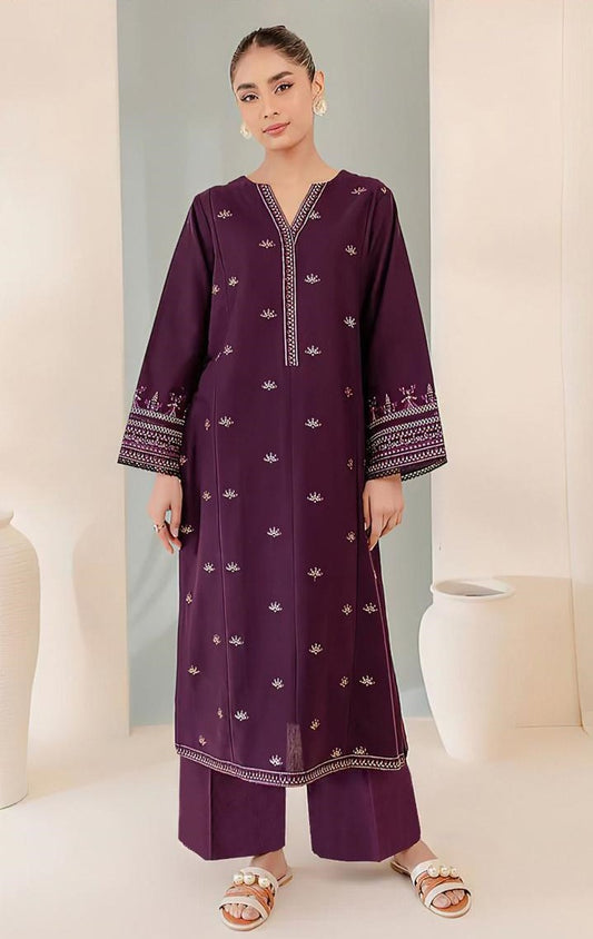 UMZAY DHANAK 2 PEACE FULL HEAVY EMB SUIT FOR WINTER 2025-2026