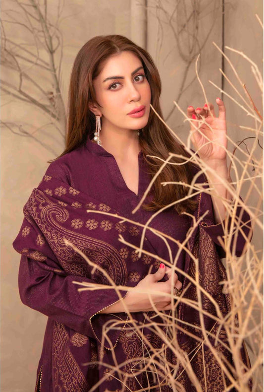 Un-Stitched 3 Piece Peach Leather Suit