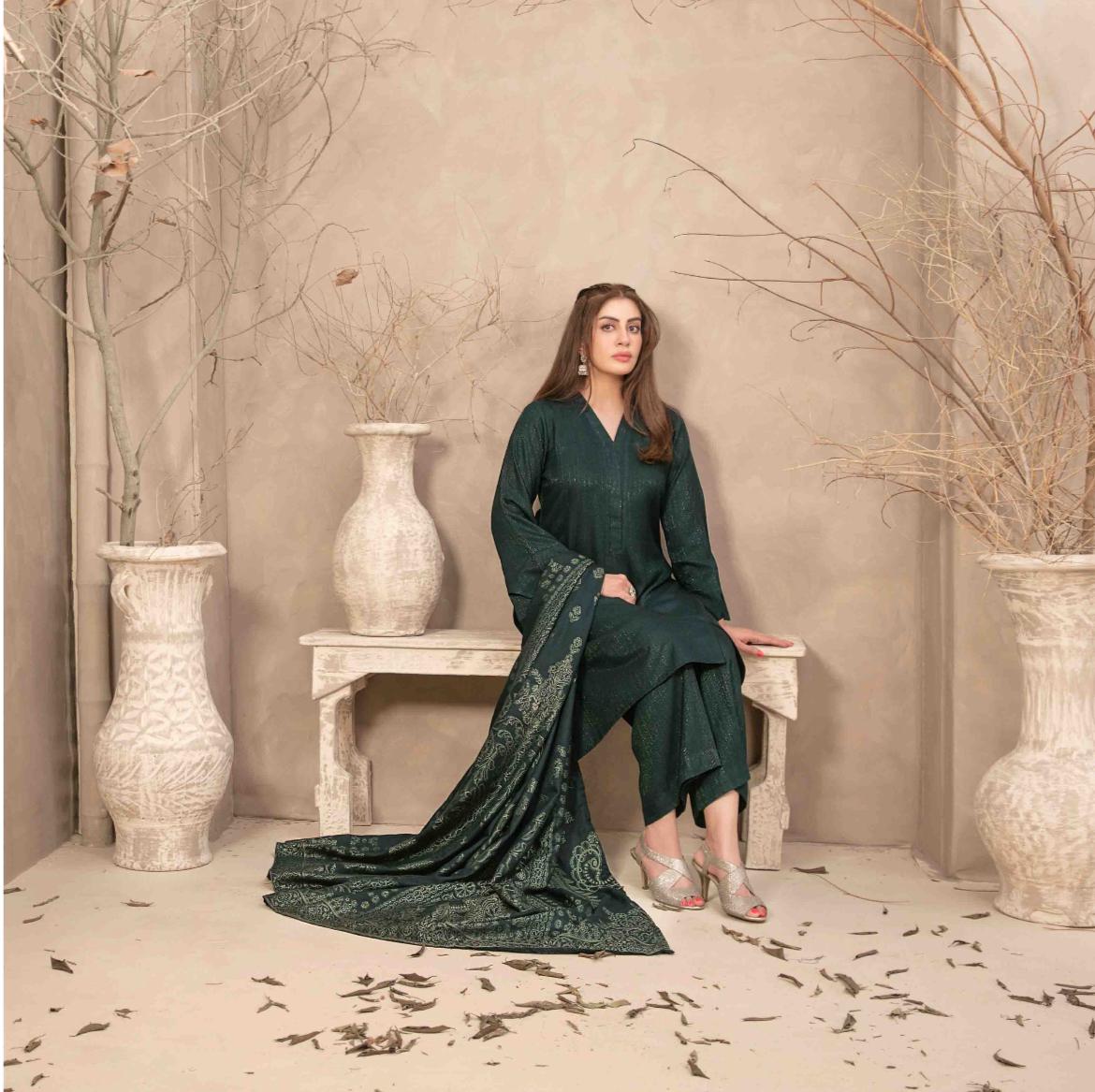 Un-Stitched 3 Piece Peach Leather Suit